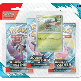 Pokemon: Journey Together 3 Pack Blister Case (24 Blisters Total/12 of Each)