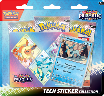 Pokemon: Prismatic Evolutions Tech Sticker Collection Case