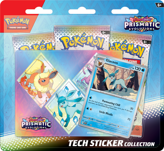 Pokemon: Prismatic Evolutions Tech Sticker Collection Case