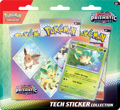 Pokemon: Prismatic Evolutions Tech Sticker Collection Case