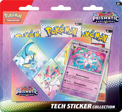 Pokemon: Prismatic Evolutions Tech Sticker Collection Case