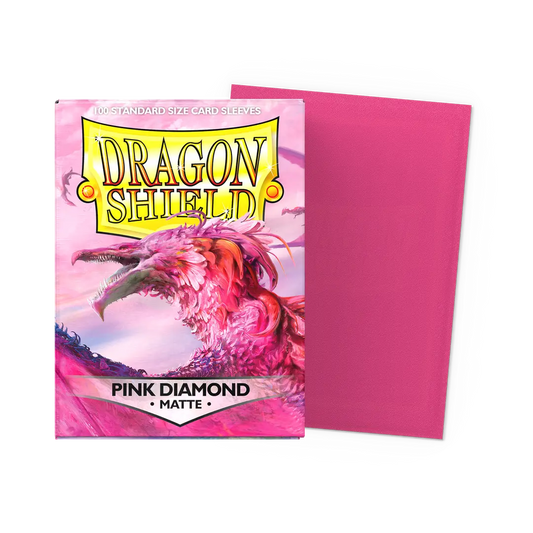 Dragon Shield: Pink - Matte Sleeves - Standard Size